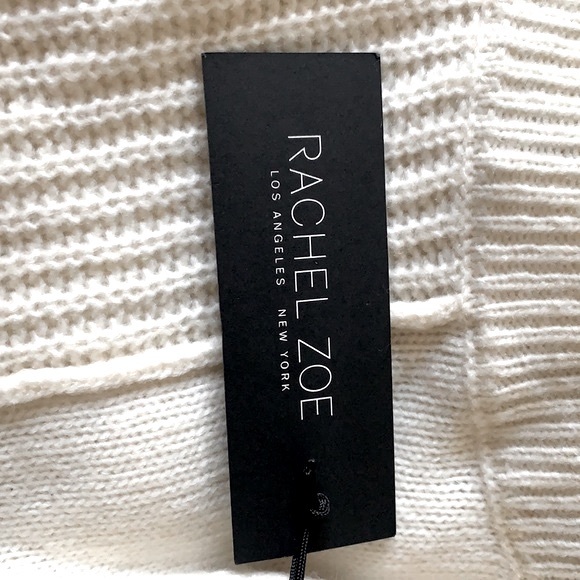 NWT Rachel Zoe Sweater Cream Turtleneck Pullover - Picture 7 of 8